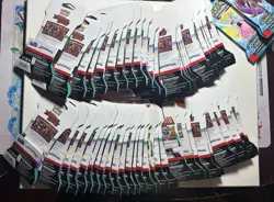 60+ Pokemon Destined Rivals Booster Packs and Sleeves EMPTY FOR ART OR DESIGN - Image 2