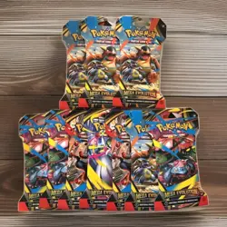 10x EMPTY Pokemon TCG Mega Evolutions Sleeved Booster Packs, Random Artwork - Image 1