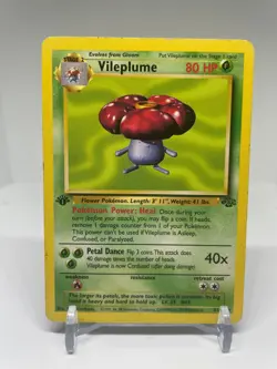 1st Edition Vileplume 31/64 Pokemon TCG Non Holo Jungle HP - Image 1