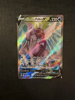 Origin Forme Palkia V Pokemon SWSH253 Full Art Holo Black Star Promo NM - Image 1