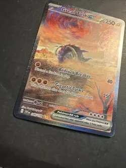 2023 Pokemon Scarlet & Violet Great Tusk EX Illustration 246 /198 Full Art Holo - Image 4