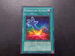Yugioh - Premature Burial DB1-EN091 Super Rare - Image 1