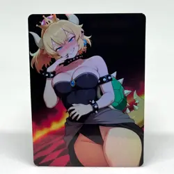 Bowsette Goddess Anime Waifu ACG Foil Card - Image 1