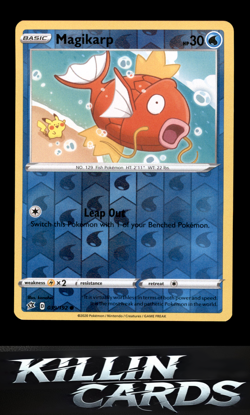 Reverse Holofoil Magikarp 039/192 Pokemon Common SWSH02: Rebel Clash Card NM - Image 1