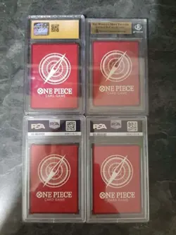 One Piece Monkey D Luffy Super Pre-Release ST01-001 CGC Pristine 10 + Other Card - Image 4