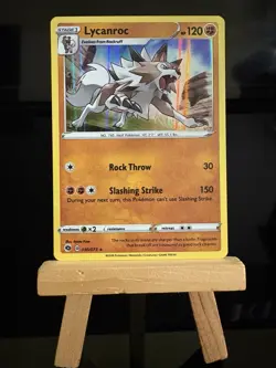 LYCANROC - 30/73 Champions Path Set - NM - Holo Rare - Pokemon TCG Card - Image 1