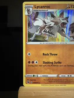 LYCANROC - 30/73 Champions Path Set - NM - Holo Rare - Pokemon TCG Card - Image 2