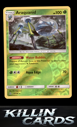 Reverse Holofoil Araquanid 17/156 Pokemon Rare SM - Ultra Prism Card NM - Image 1