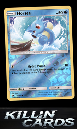Reverse Holofoil Horsea (16) 16/70 Pokemon Common Dragon Majesty Card NM - Image 1