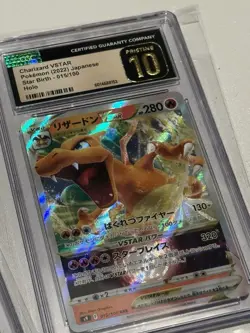 Pokemon Charizard VSTAR 2022 Japanese Star Birth Card 15/100 CGC 10 - Image 1