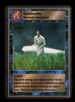 Continuity Connor MacLeod Highlander: The Card Game Trading Card CCG - Image 1