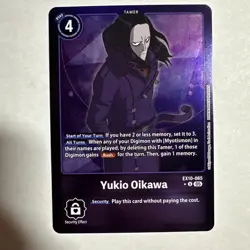 Digimon Card Game Yukio Oikawa EX10-065 Uncommon Limited Foil Sinister Order NM - Image 1