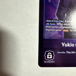 Digimon Card Game Yukio Oikawa EX10-065 Uncommon Limited Foil Sinister Order NM - Image 3