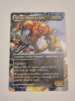 SP//dr, Piloted by Peni (BORDERLESS) #199 NM SPM Marvel's Spider-Man Magic MTG - Image 1