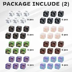 78 Pieces MTG Dice Set with Plus 1 Life Counter & Keyword Token Dice & Shield & - Image 3