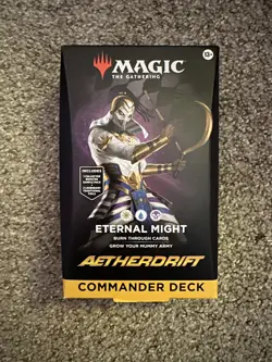 Magic the Gathering (MTG) - Aetherdrift Commander Deck - Eternal Might NEW - Image 2