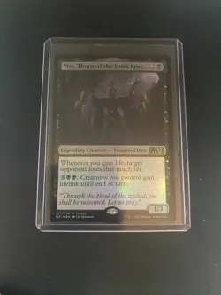 Vito, Thorn of the Dusk Rose #127 (Foil) (NM) Core Set 2021 M21 Magic MTG - Image 1