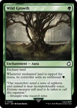 Wild Growth - Near Mint MTG Universes Beyond: Fallout - Image 1