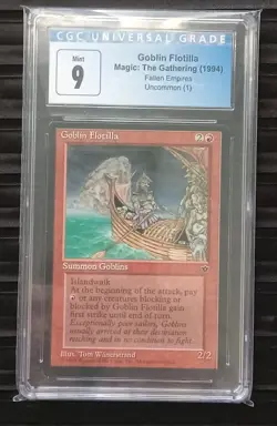 Mtg Goblin Flotilla (CGC) 9 Fallen Empires Reserved List [1994] - Image 1