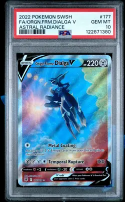 PSA 10 - Origin Forme Dialga V 177/189 SWSH Astral Radiance - Pokemon - Image 1