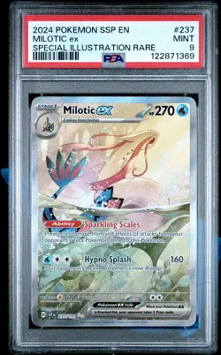 PSA 9 - Milotic ex 237/191 SIR SV Surging Sparks - Pokemon - Image 1