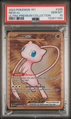 PSA 10 - Mew ex 205/165 Metal SV English 151 Ultra Premium Collection - Pokemon - Image 1