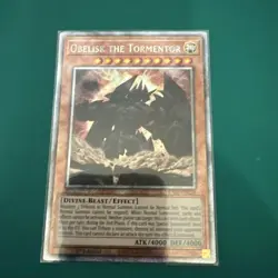 Yugioh! 1x Obelisk the Tormentor RA03-EN230 Platinum Secret Rare 1st Ed NM - Image 1