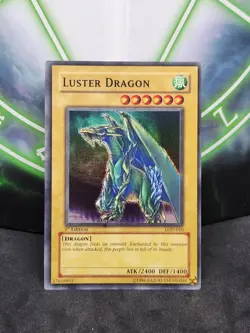 Yugioh Luster Dragon LOD-050 Super Rare 1st Edition Mint - Image 1