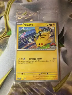 Pokemon TCG Pikachu SVP 190 Black Star 2024 World Championship Promo Card SEALED - Image 2