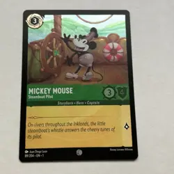 Mickey Mouse 89/204 Disney Lorcana The First Chapter Common Cold Foil Card NM - Image 1