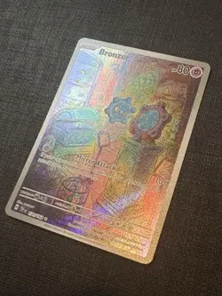Pokemon TCG Temporal Forces Bronzor Illustration Rare Card 170/162 NM Condition - Image 2
