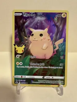 Pokemon TCG Celebrations Pikachu Holo Rare Card 005/025 NM/Mint Condition - Image 1
