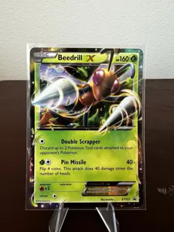 Beedrill EX XY157 Holo Black Star Rare Promo Pokemon Card LP/NM - Image 1