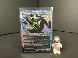 Spectacular Spider-Man (0238) (Borderless) (Textured Foil) Stealth Suit - Image 1