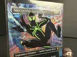 Spectacular Spider-Man (0238) (Borderless) (Textured Foil) Stealth Suit - Image 2