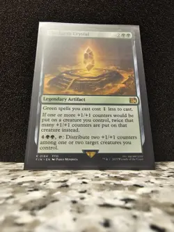 Final Fantasy MTG - The Earth Crystal Rare Non-Foil (Near Mint) - Image 1
