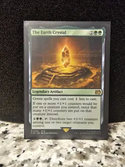 Final Fantasy MTG - The Earth Crystal Rare Non-Foil (Near Mint) - Image 2