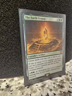 Final Fantasy MTG - The Earth Crystal Rare Non-Foil (Near Mint) - Image 3