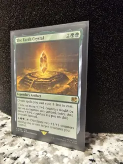 Final Fantasy MTG - The Earth Crystal Rare Non-Foil (Near Mint) - Image 4