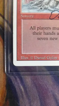 Wheel Of Fortune - MTG - Revised - Artist Autographed - Image 4