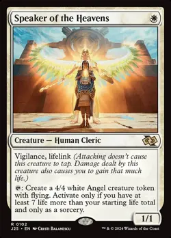 Speaker of the Heavens 0102 Non Foil Rare Foundations Jumpstart MTG Near Mint - Image 1