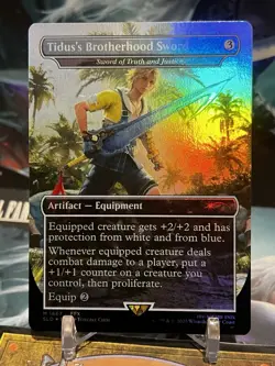 MTG | Tidus's Brotherhood Sword [Secret Lair FINAL FANTASY] ✨FOIL✨ - Image 1