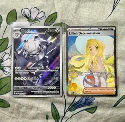 Pokemon TCG Lillie’s Determination Mega Evolution 184/132 & Steelix 150/132 Mint - Image 1