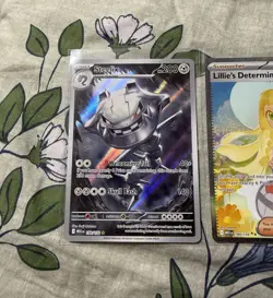 Pokemon TCG Lillie’s Determination Mega Evolution 184/132 & Steelix 150/132 Mint - Image 4
