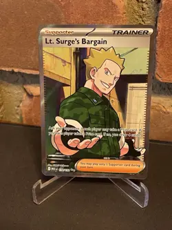 Lt. Surge’s Bargain 170/132 - Ultra Rare - Pokemon Mega Evolution - NM - Image 3