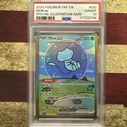 Mew Ex 2024 Pokemon PAF EN SAR #232 PSA 10 GEM MINT Scarlet Violet 151 - Image 1