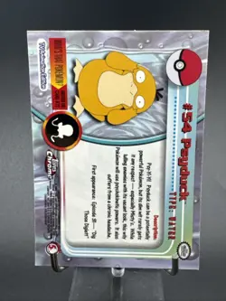 Pokemon 2000 Topps Chrome #54 Psyduck - Image 4