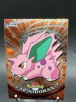 2000 TOPPS Chrome POKEMON Series 1- NIDORANO. # 32 - Image 2