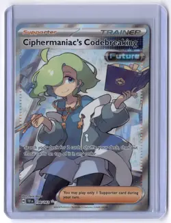 Ciphermaniac's Codebreaking - 198/162 Ultra Rare Holo NM Pokemon SV05: Temporal - Image 1