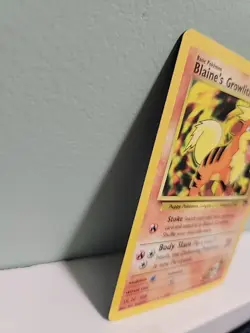 Pokemon TCG Blaine's Growlithe 62/132 Gym Challenge Unlimited NM - Image 4